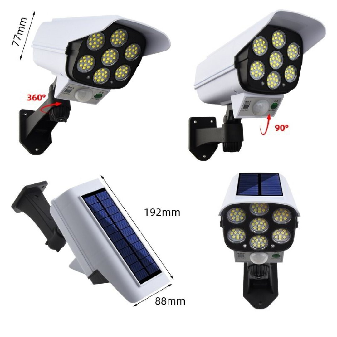 Miniatura 3 de Lampara tipo camara solar con sensor